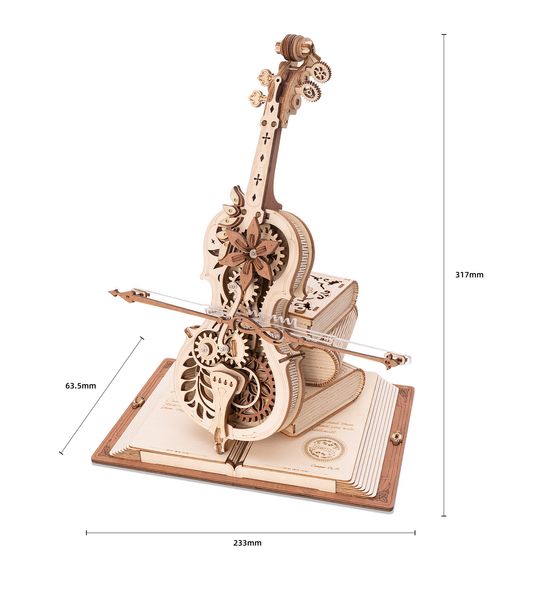 Чарівна музична віолончель 3D пазл. ROKR Magic Cello AMK63 AMK63 фото
