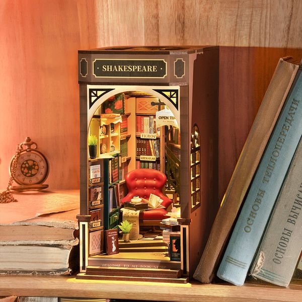Бук нук Книжкова крамниця 3D пазл. Bookstore DIY Book Nook Rolife TGB07 TGB07 фото