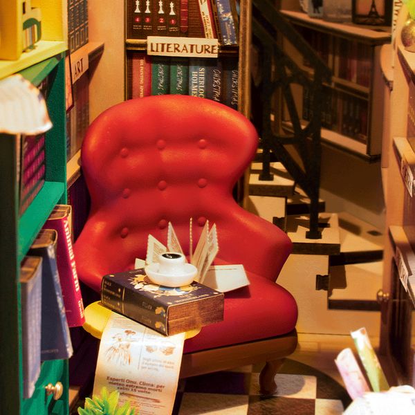 Бук нук Книжкова крамниця 3D пазл. Bookstore DIY Book Nook Rolife TGB07 TGB07 фото