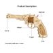 Револьвер М60 3D пазл. ROKR Corsac M60 Gun LQ401 LQ401 фото 7