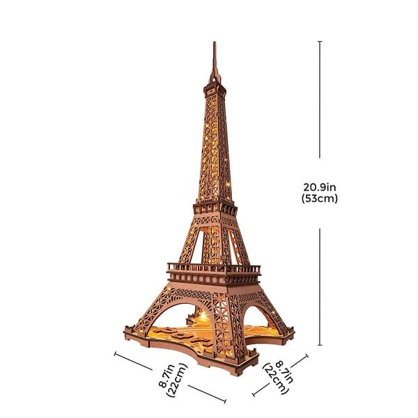 Ніч на Ейфелевій вежі 3D пазл. ROKR Night of the Eiffel Tower TGL01 TGL01 фото