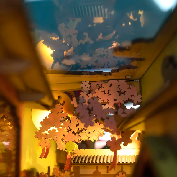 Бук нук Падаюча Сакура 3D пазл. Rolife Falling Sakura DIY Book Nook TGB05 TGB05 фото