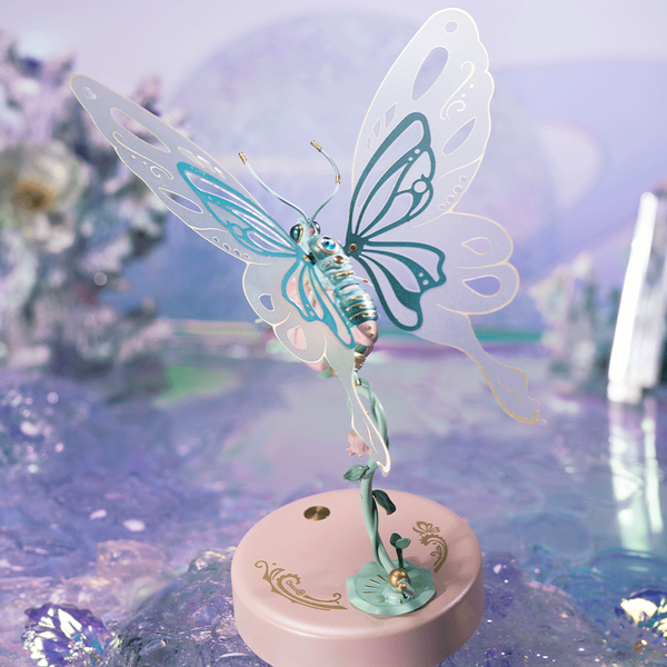 Механічний Метелик 3D пазл. ROKR Butterfly DIY Mechanical 3D Puzzle MI05P MI05P фото