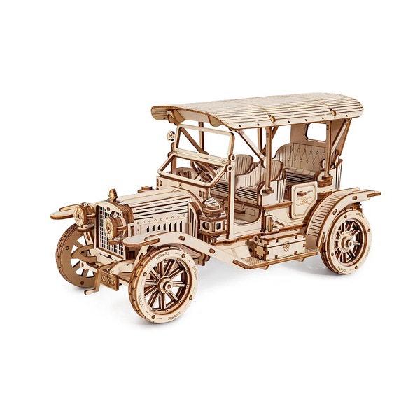 Вінтажний автомобіль 3D пазл з дерева. ROKR Vintage Car 3D Wooden Puzzle MC801 MC801 фото