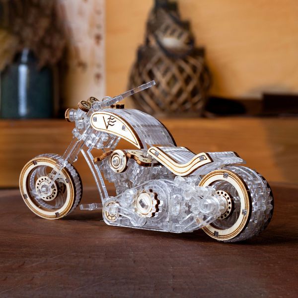 Сhopper-V1 Модель мотоцикла. 3D Пазл Сhopper-v1 фото