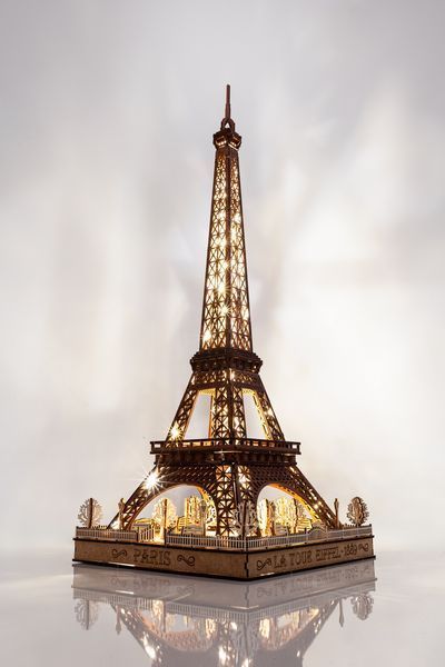 Ейфелева Вежа. &laquo;La Tour Eiffel 1889&raquo; 3D пазл, модель для творчості  La Tour Eiffel 1889 фото
