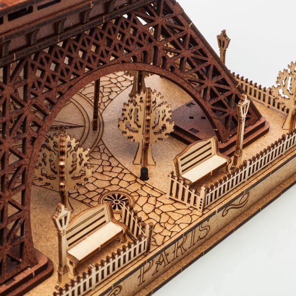 Ейфелева Вежа. &laquo;La Tour Eiffel 1889&raquo; 3D пазл, модель для творчості La Tour Eiffel 1889 фото