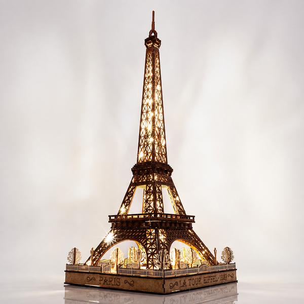 Ейфелева Вежа. &laquo;La Tour Eiffel 1889&raquo; 3D пазл, модель для творчості La Tour Eiffel 1889 фото